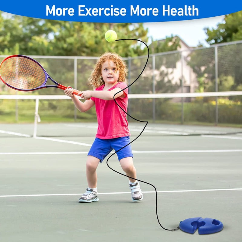 Single Tennis/padel Training Base with Rope Trainer Stand with Rebound String
