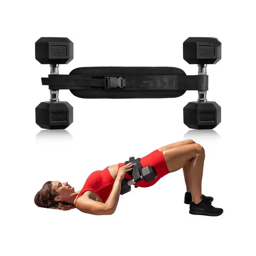 Adjustable Hip Bridge Weight Belt for Home Gym Fitness and Waist Training