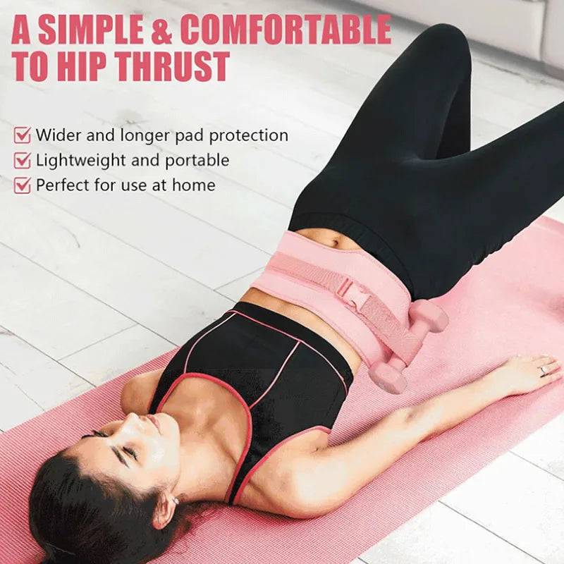 Adjustable Hip Bridge Weight Belt for Home Gym Fitness and Waist Training