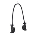 Tricep Rope Attachment with Ergonomic Grip - Detachable Handle for Cable Machine, Pulley System, Home & Gym Use