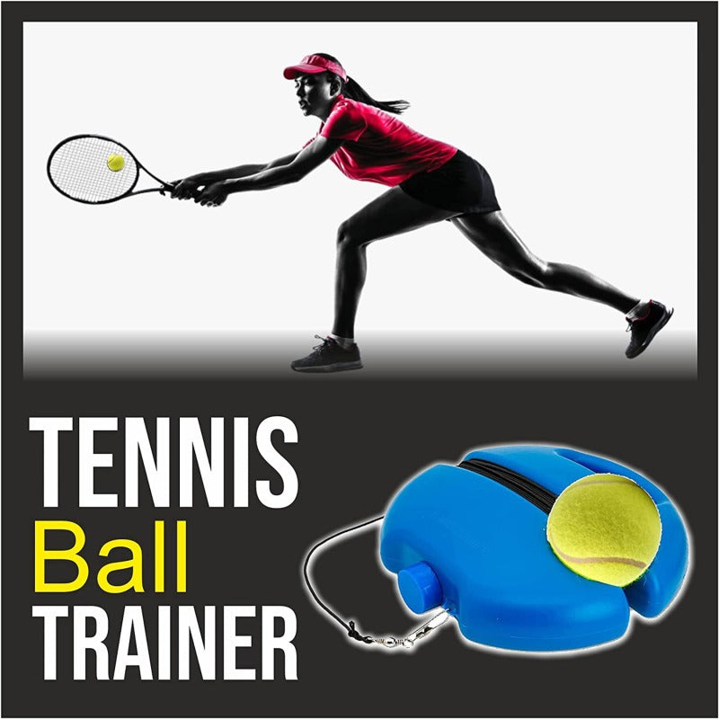 Single Tennis/padel Training Base with Rope Trainer Stand with Rebound String