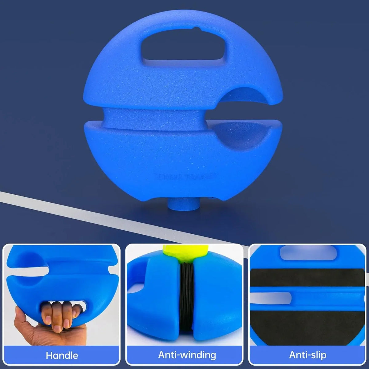 Portable Tennis/ paddle Rebounder Kit for Solo Training