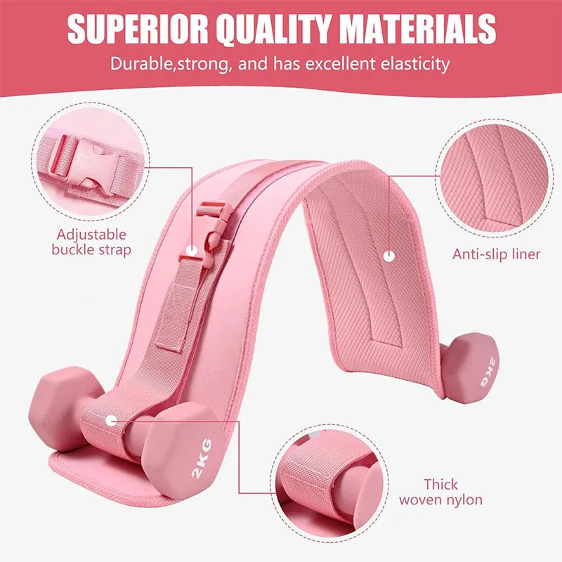 Adjustable Hip Bridge Weight Belt for Home Gym Fitness and Waist Training
